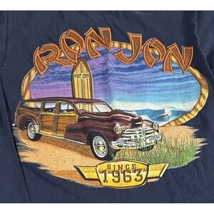 VINTAGE Y2K Ron Jons Surf Shop 100% COTTON Cocoa Beach FL TShirt Size Adult S